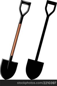 Illustration of a shovel