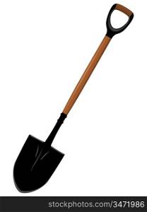 Illustration of a shovel