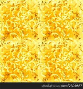 illustration of abstract floral seamless pattern, vector EPS10