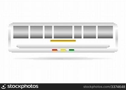illustration of air conditioner on white background