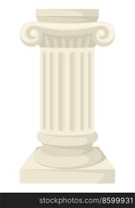 Illustration of ancient greek column. Traditional antique symbol. Image for decoration and design.. Illustration of ancient greek column. Traditional symbol. Image for decoration and design.