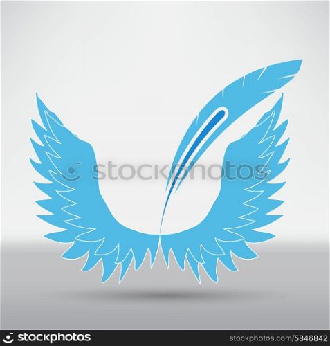 illustration of angel icon