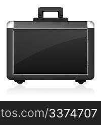 illustration of briefcase on white background