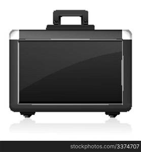 illustration of briefcase on white background