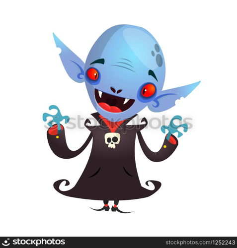 Illustration of cartoon dracula