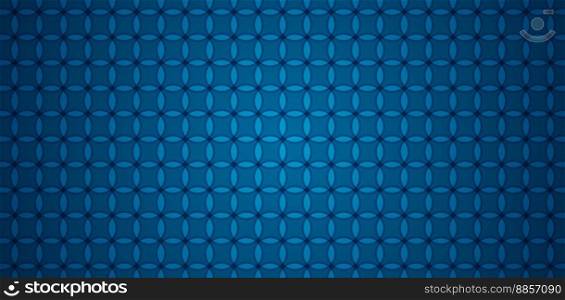 illustration of circles geometrical patterned blue background for Stationery design, Cartoon and animation movie, Presentation graphics element, Social media posts, collage, decorative flyers textured
