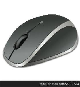 illustration of computer mouse on white background