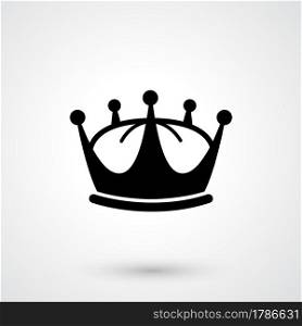illustration of crown icon vector