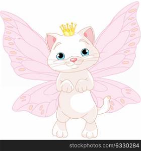 Illustration of Cute Fairy Cat