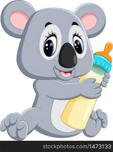 illustration of Cute koala cartoon