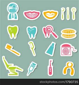 illustration of dental Icons