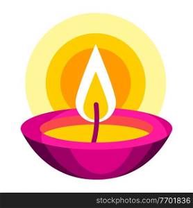 Illustration of Diwali oil l&. Deepavali or dipavali festival of lights. Indian Holiday image of traditional symbol.. Illustration of Diwali oil l&. Deepavali or dipavali festival of lights.