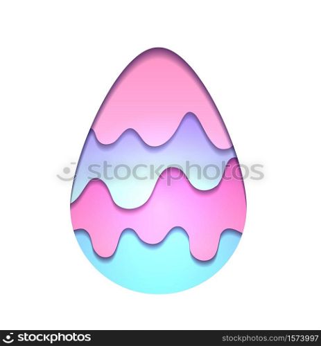Illustration of egg carving of paper with paint drops and shadow. Vector easter element for card, invitations, banners, stickers and for your design. Illustration of egg carving of paper with paint drops and shadow. Vector easter element