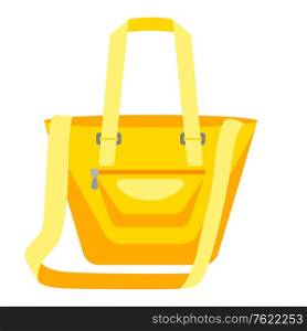 Illustration of fashion woman bag. Icon or image for tourism and shops.. Illustration of fashion woman bag.