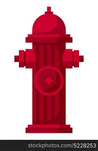 Illustration of fire hydrant. Firefighting item. Adversting icon or image for industry and business.. Illustration of fire hydrant. Firefighting item. Adversting icon for industry and business.