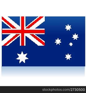 illustration of flag of australia