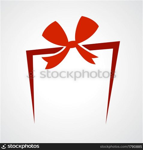 illustration of gift box icon vector