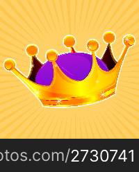 illustration of golden crown