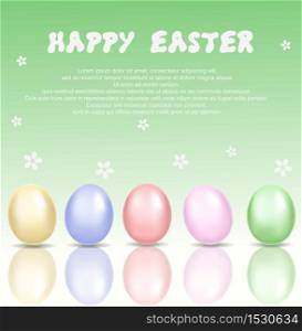 Illustration of Happy Easter background