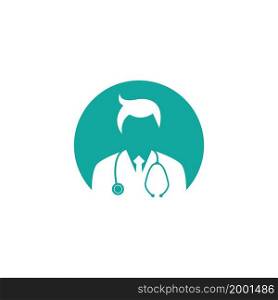 Illustration of health workers,doctor and nurse flat design