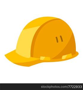 Illustration of helmet. Housing construction item. Industrial building symbol.. Illustration of helmet. Housing construction item. Industrial symbol.