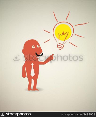 illustration of idea bulb