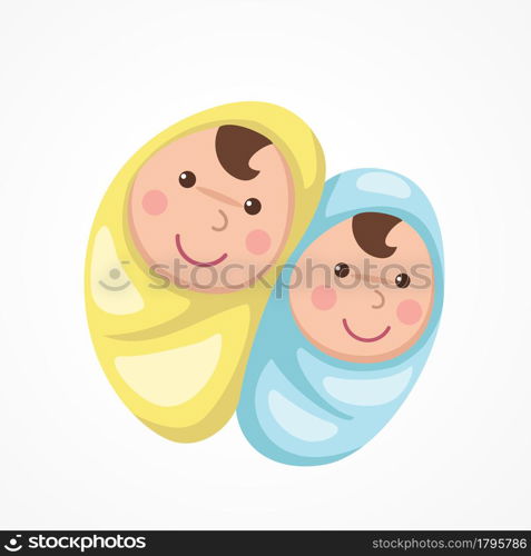 illustration of isolated baby vector