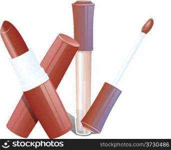 Illustration of lipstick
