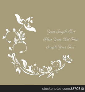 Illustration of luxurious invitation card - vector