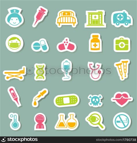illustration of medical Icons