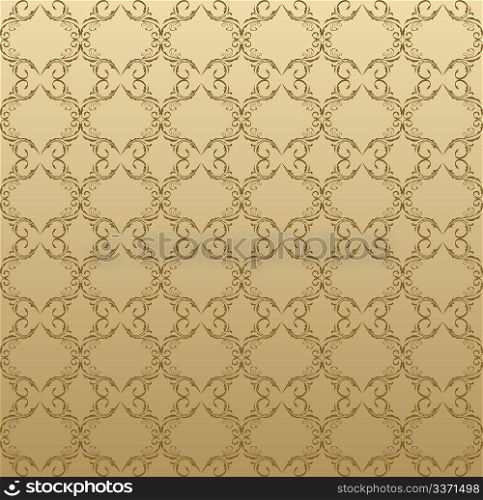 Illustration of modern seamless geometrical composition - vector