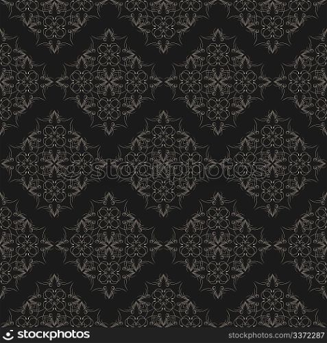 Illustration of modern seamless geometrical composition - vector