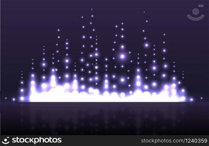 Illustration of musical equalizer with sequins. Vector element for your creativity. Illustration of musical equalizer with sequins. Vector element f