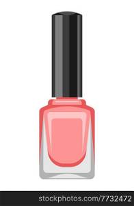 Illustration of nail polish. Make up item. Beauty and fashion abstract image.. Illustration of nail polish. Make up item. Beauty and fashion image.