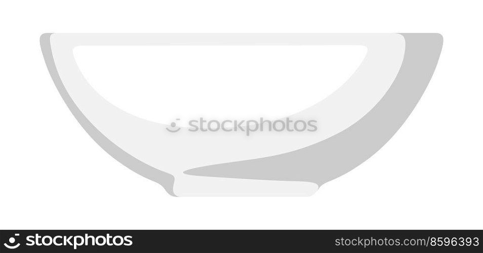 Illustration of plate. Stylized kitchen and restaurant utensil.. Illustration of plate. Kitchen and restaurant utensil.