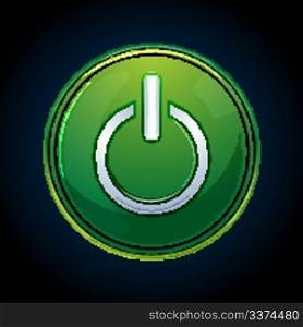 illustration of power button