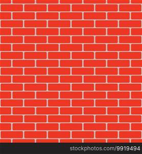 Illustration of red brick pattern seamless vector