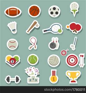 illustration of Sports Icons