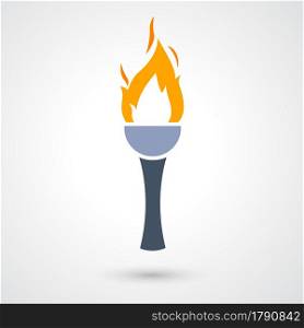 illustration of torch icon