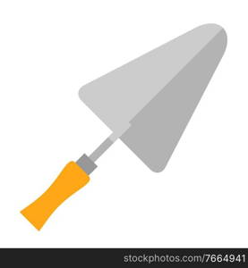 Illustration of trowel. Tool for repair and construction.. Illustration of trowel.