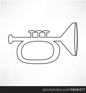 illustration of trumpet