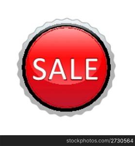 illustration of vector sale icon