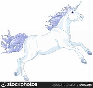 Illustration of very cute unicorn