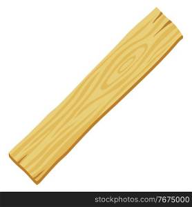 Illustration of wood plank. Adversting icon or image for forestry and lumber industry.. Illustration of wood plank. Adversting image for forestry and lumber industry.