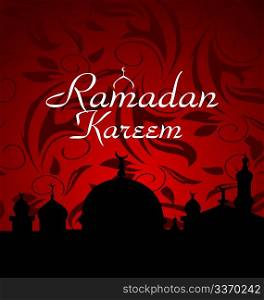 Illustration ramazan celebration background - vector
