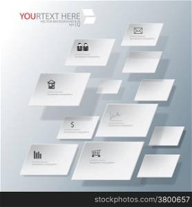 illustration rhombus for Abstract business infographic background
