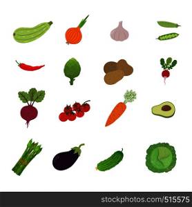 illustration set vegetable