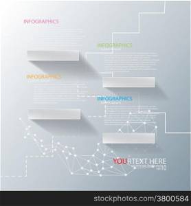 illustration shelf vector for Abstract business infographic background