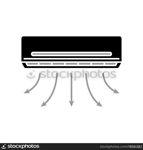 Illustration Vector graphic of air conditioner icon