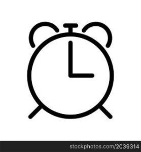 Illustration Vector graphic of alarm clock icon